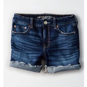 AE Denim X Tomgirl MIDI Shorts